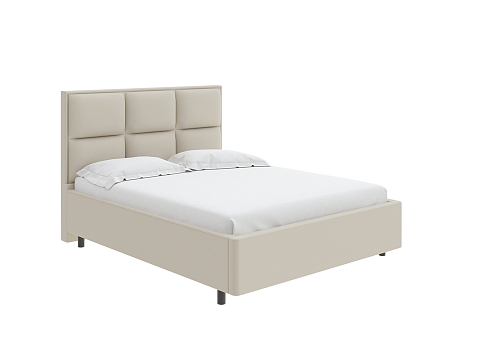 Кровать 160 на 200 Malina - Изящная кровать без встроенного основания из массива сосны с мягкими элементами.