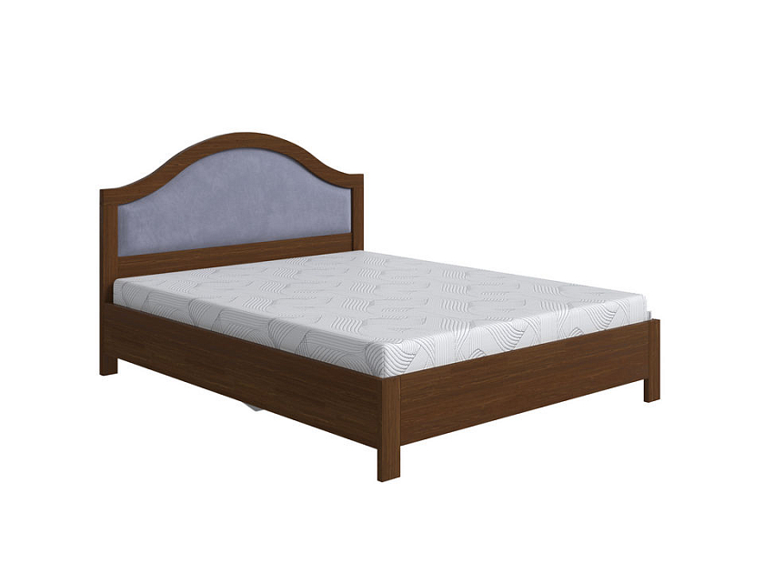 Кровать Ontario с подъемным механизмом 180x200 Ткань/Массив Casa Благородный серый/Мокко (сосна) - Уютная кровать с местом для хранения