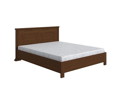 Большая кровать Milena-М-тахта с подъемным механизмом - Кровать в классическом стиле из массива с подъемным механизмом.